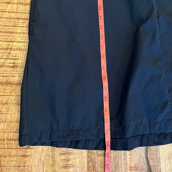 Gap Swing Mini Dress Size Medium Black Ruffle Casual - Picture 10 of 10